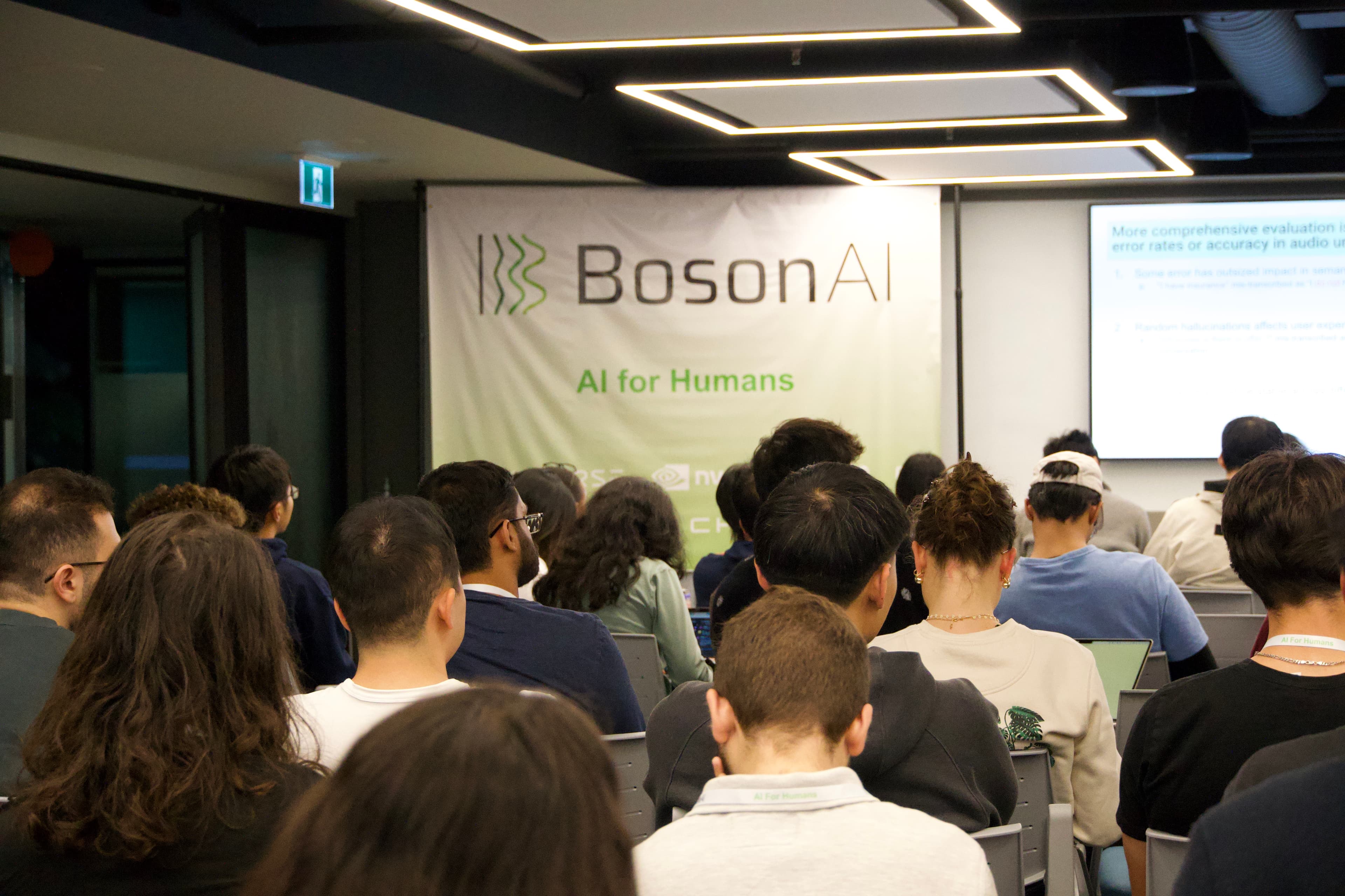 Toronto Higgs Audio Hackathon — participants collaborating